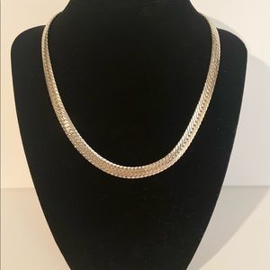 Sterling silver necklace and bracelet set